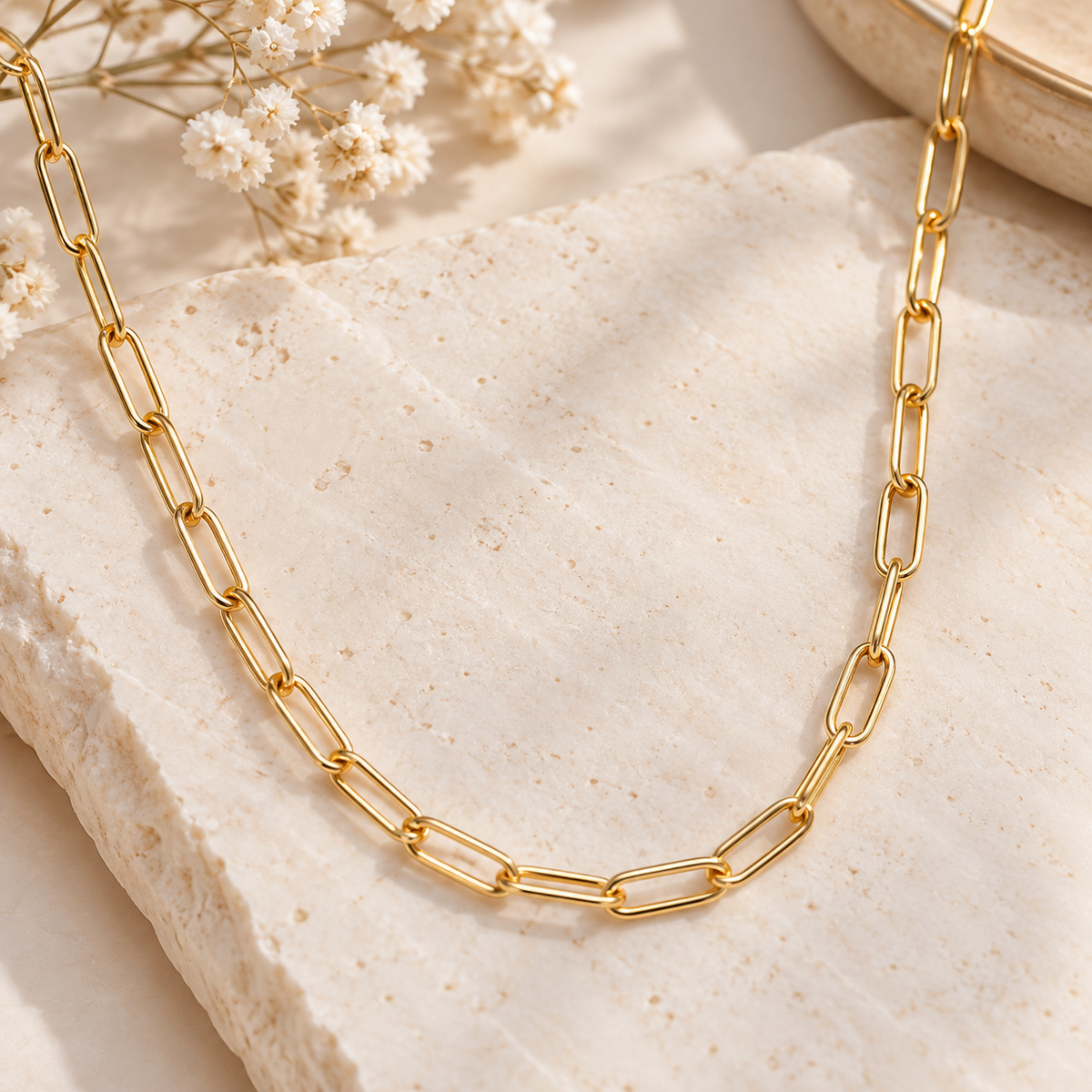 Minimalist 3mm Paperclip Chain