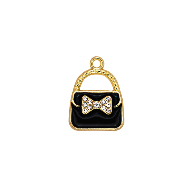 Rhinestone Bow Purse