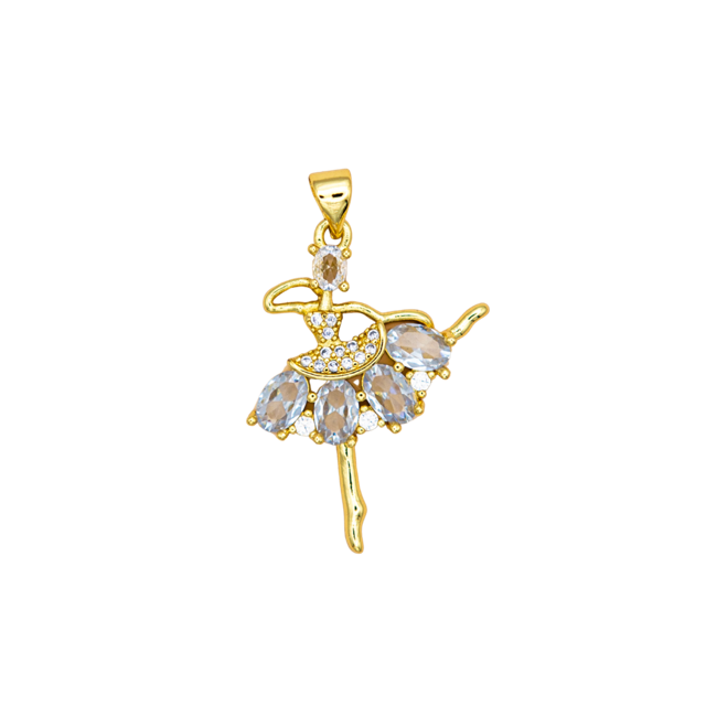 Dainty Ballet Dancer Charm
