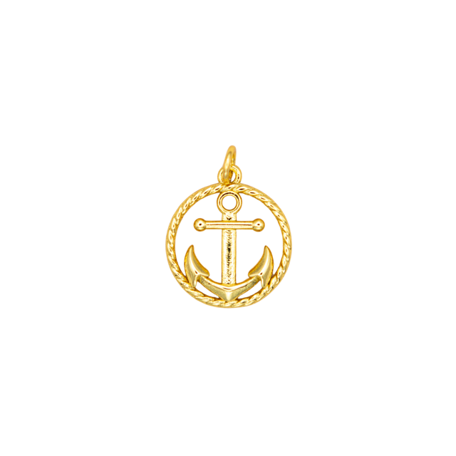 Braided Anchor Charm