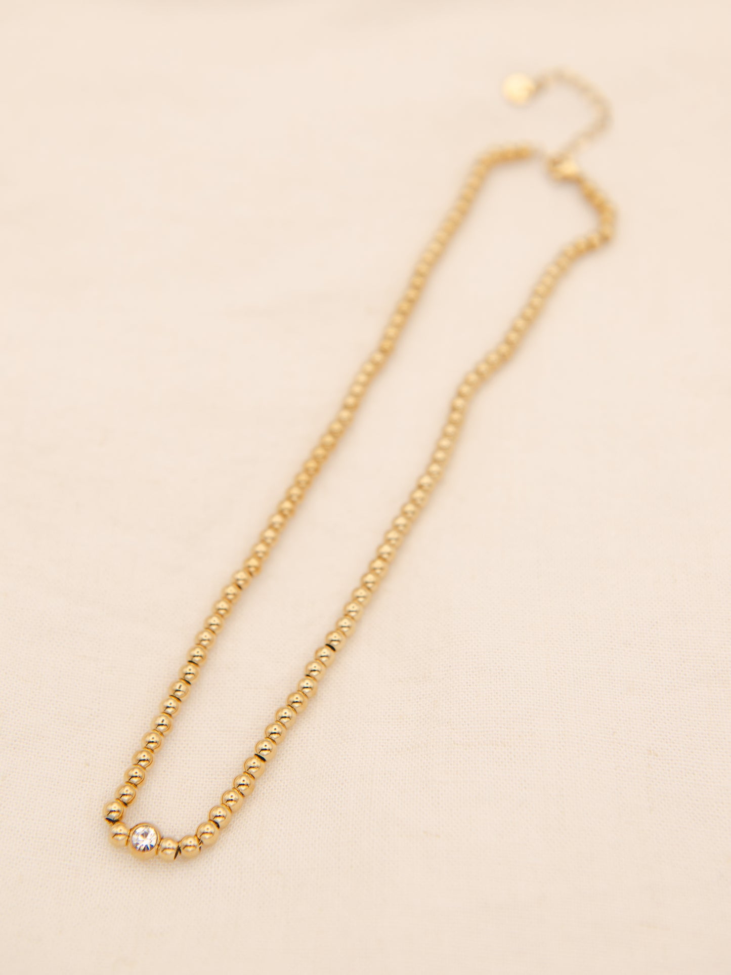 CZ Beaded Chain