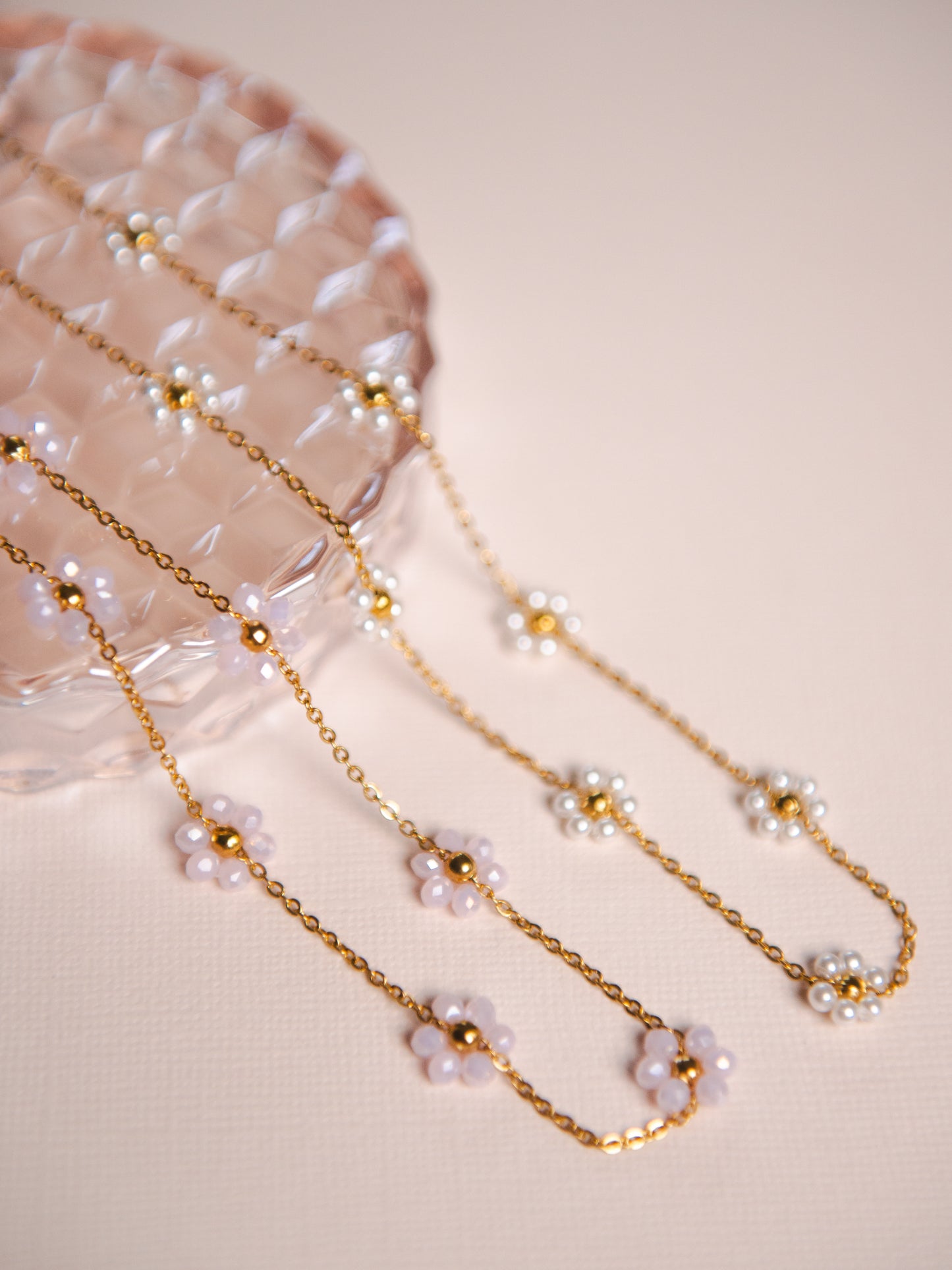 Crystal Flower Necklace