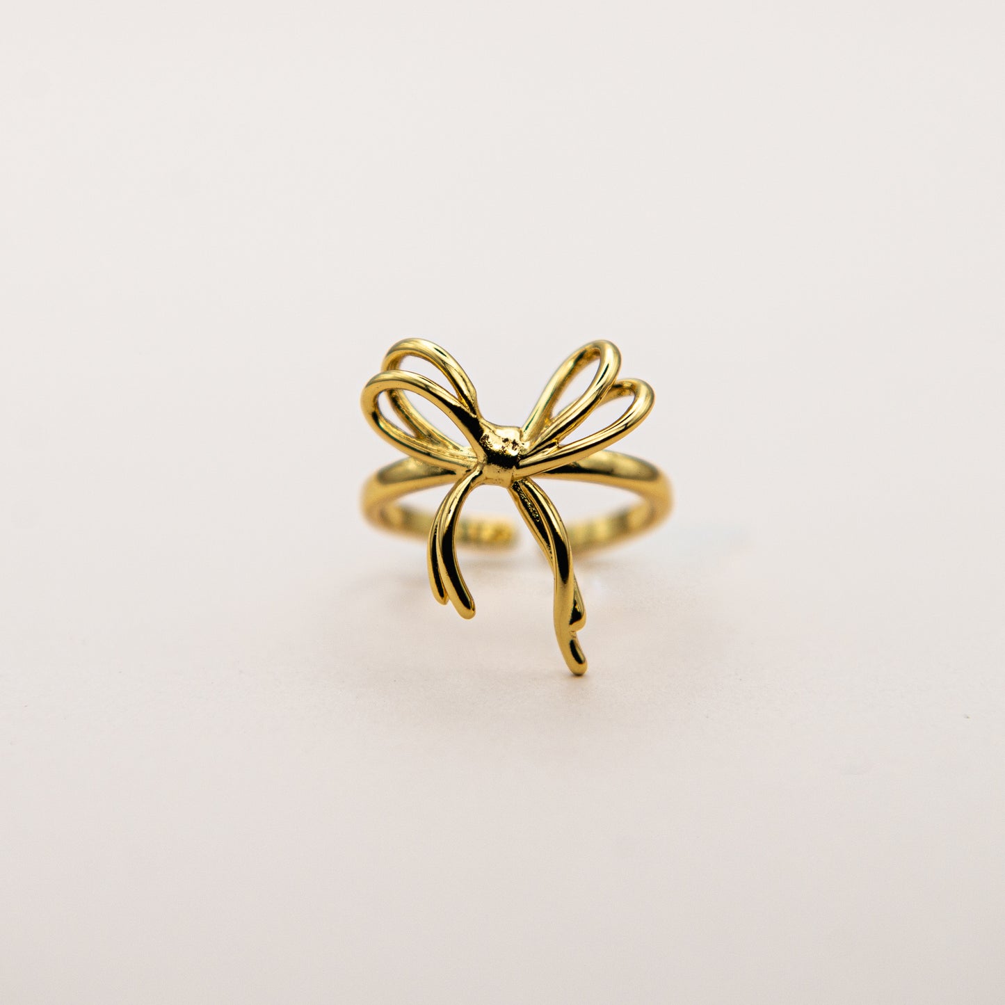 Double Tied Ribbon Ring