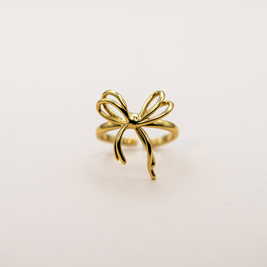 Double Tied Ribbon Ring