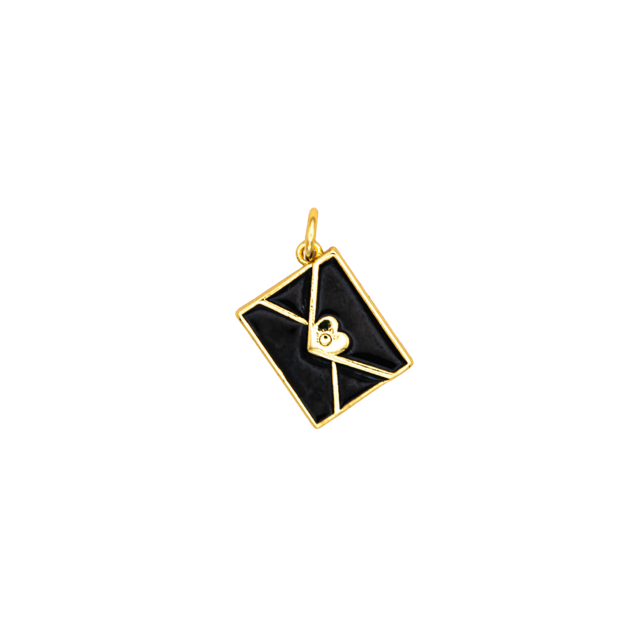 Enamel Envelope Charm