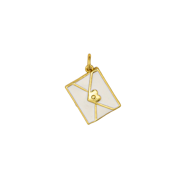 Enamel Envelope Charm