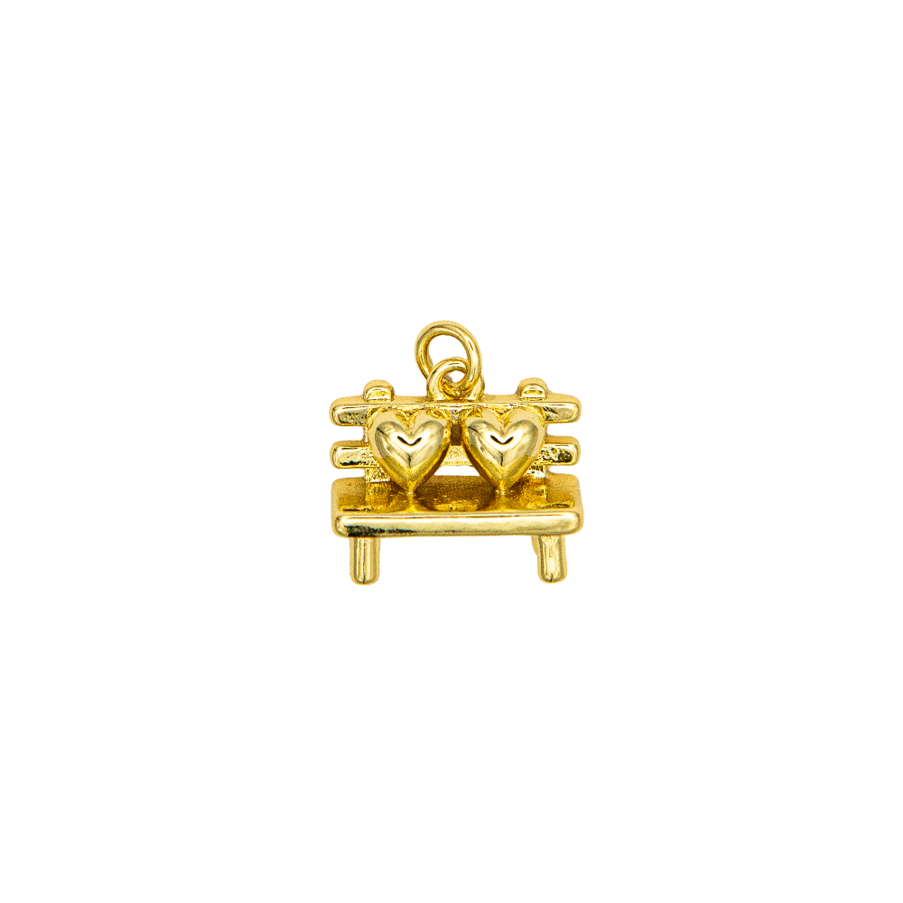 3D Heart Bench Charm