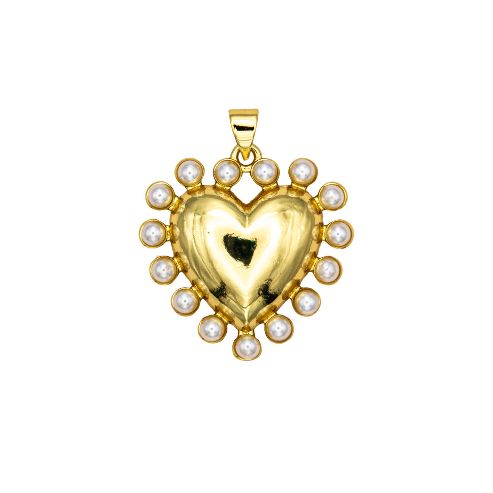 Gold Filled Pearl Charm