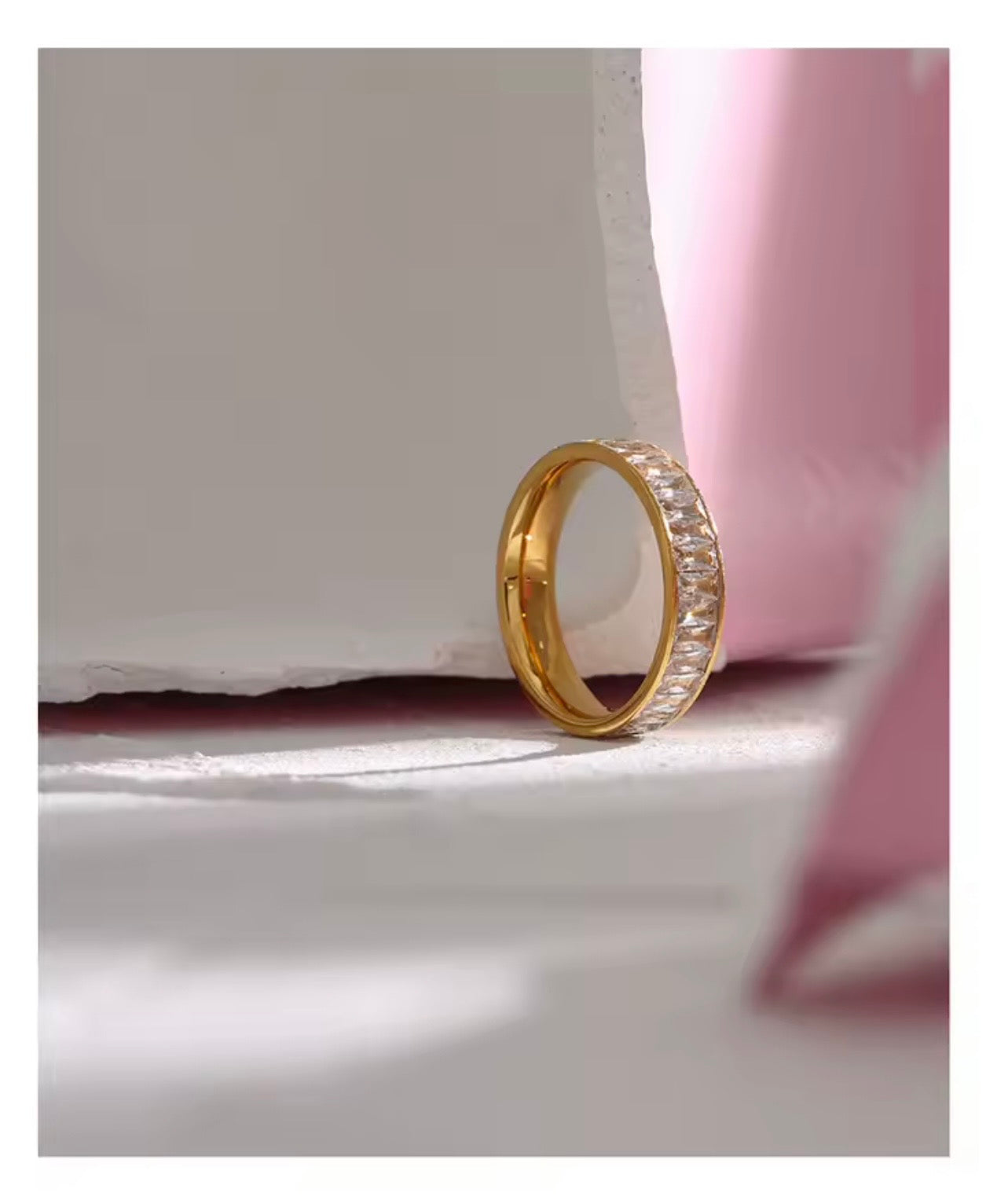 CZ Exquisite Eternity Band