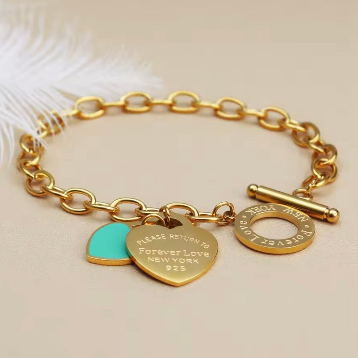 Forever Yours Toggle Bracelet