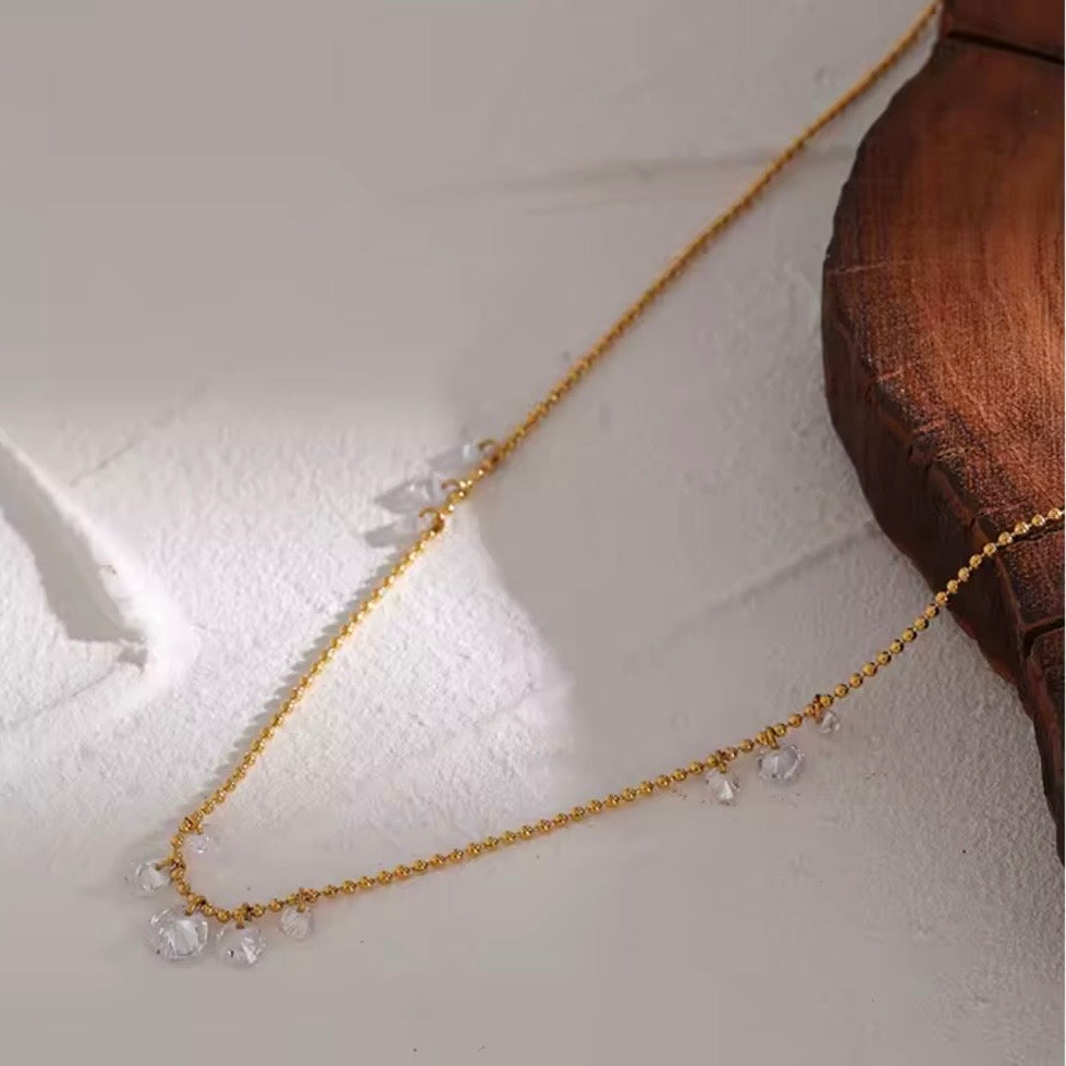 Crystal Cascade Necklace