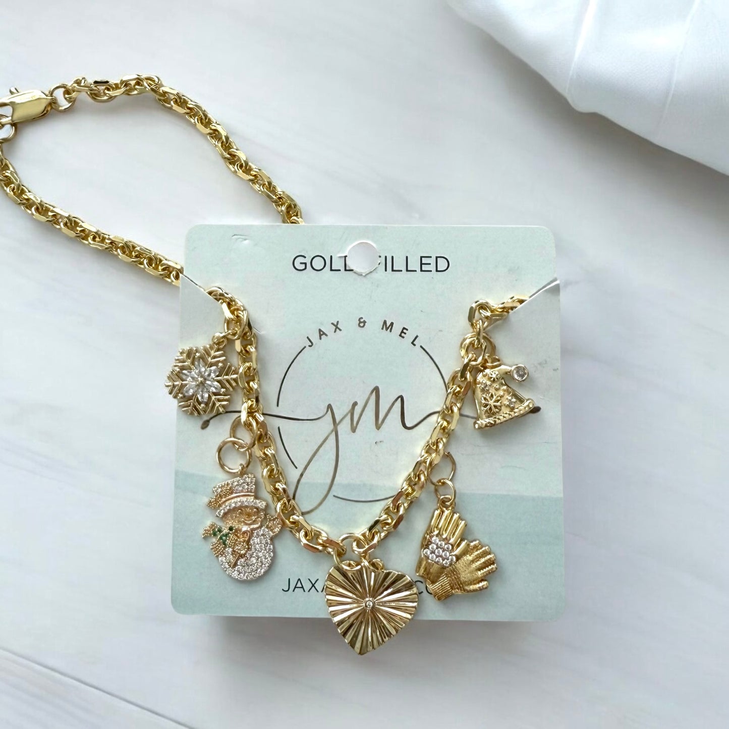 Snowy Days Charm Necklace