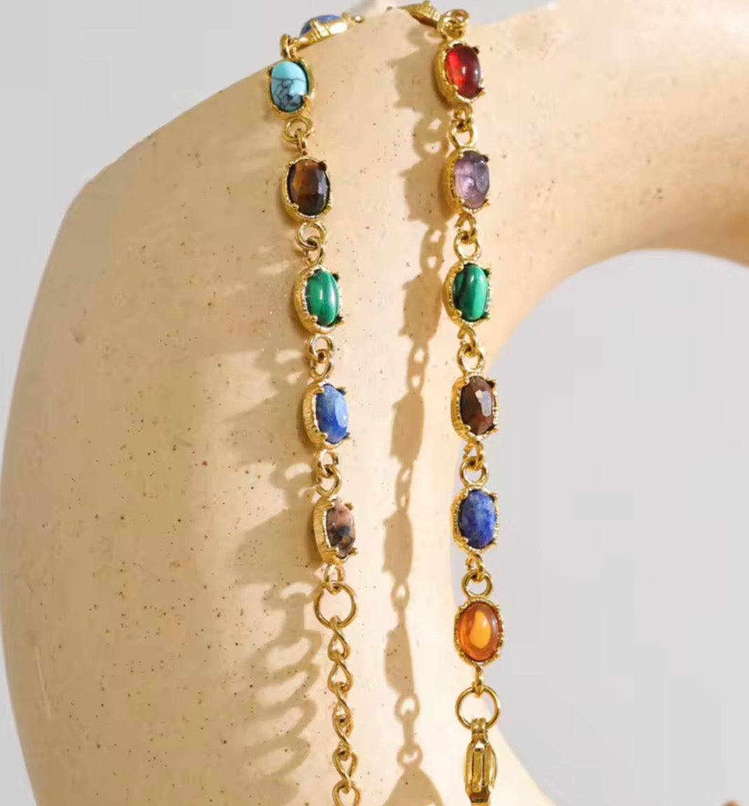 Mosaic Gemstone Bracelet