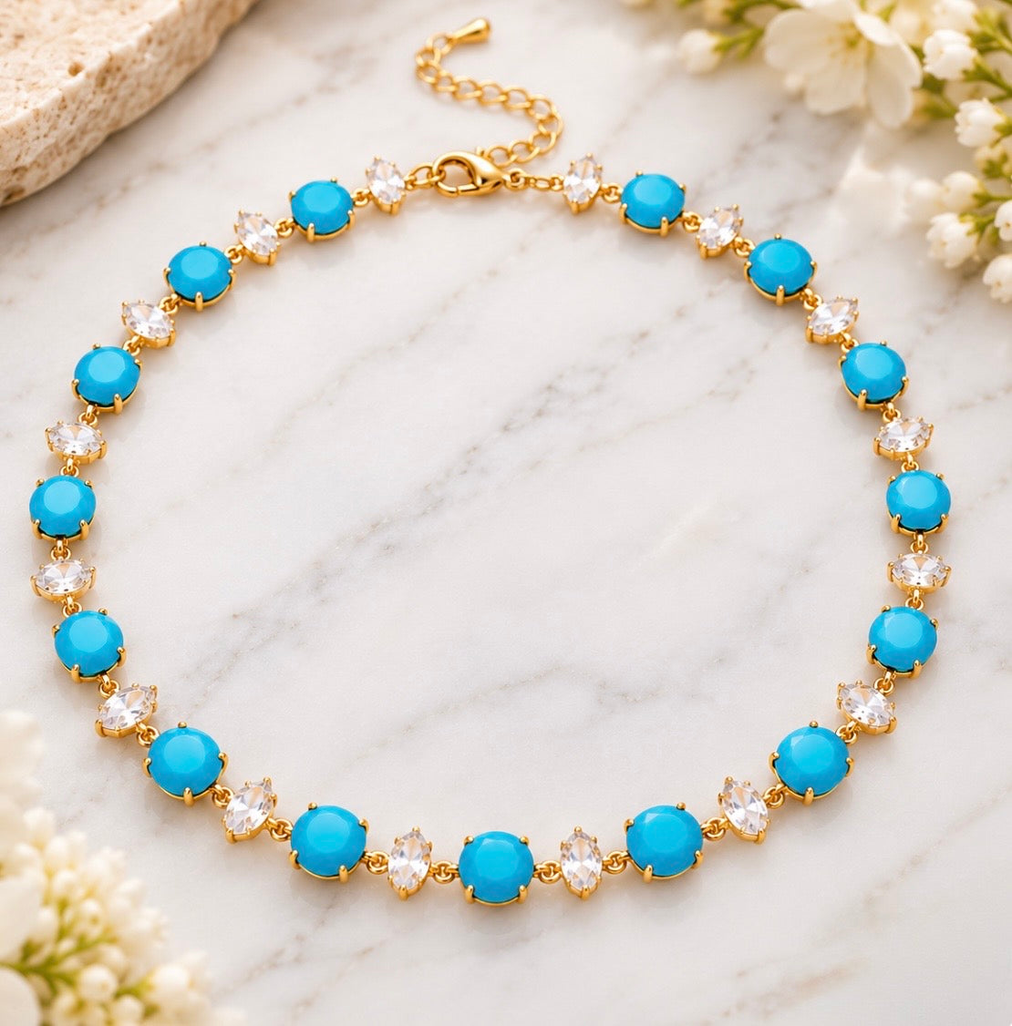 Turquoise Bliss Necklace & Bracelet