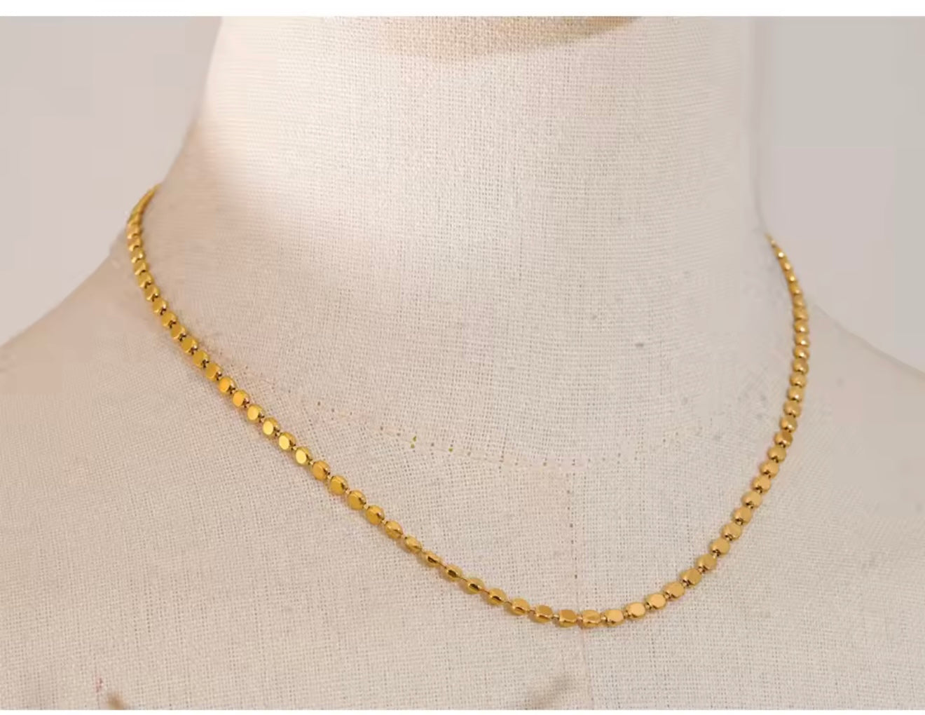 Exquisite Square Chain Collar Necklace