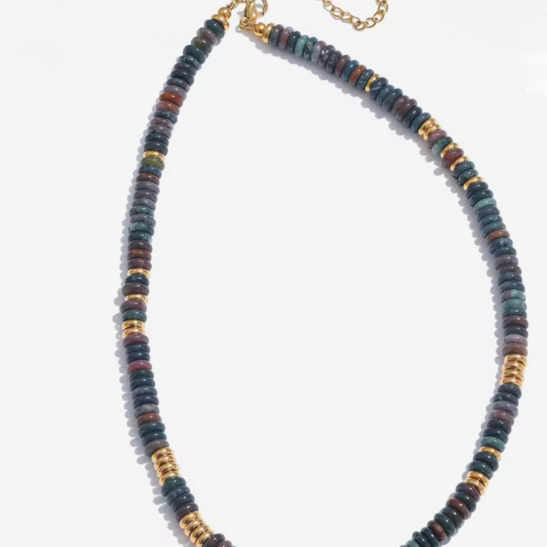 Colorful Natural Handmade Beaded Necklace