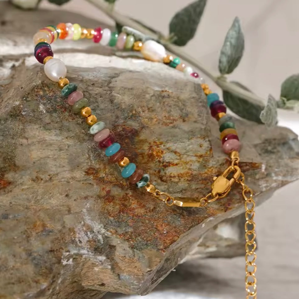 Luxury Natural Stone Pearl Bracelet