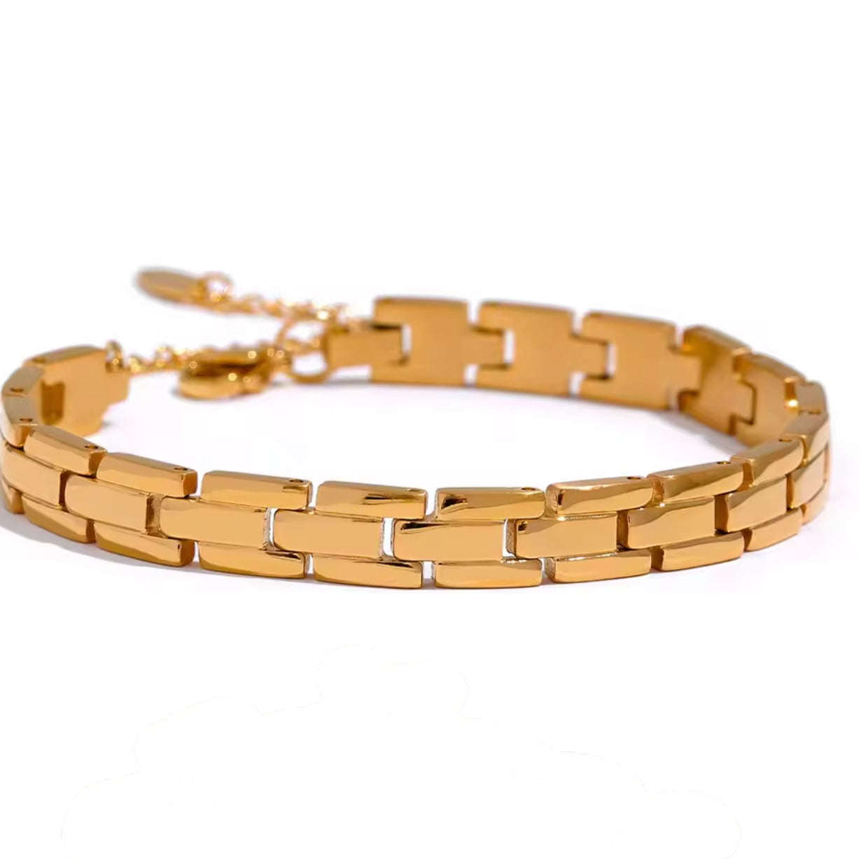 Polished Golden Bracelet