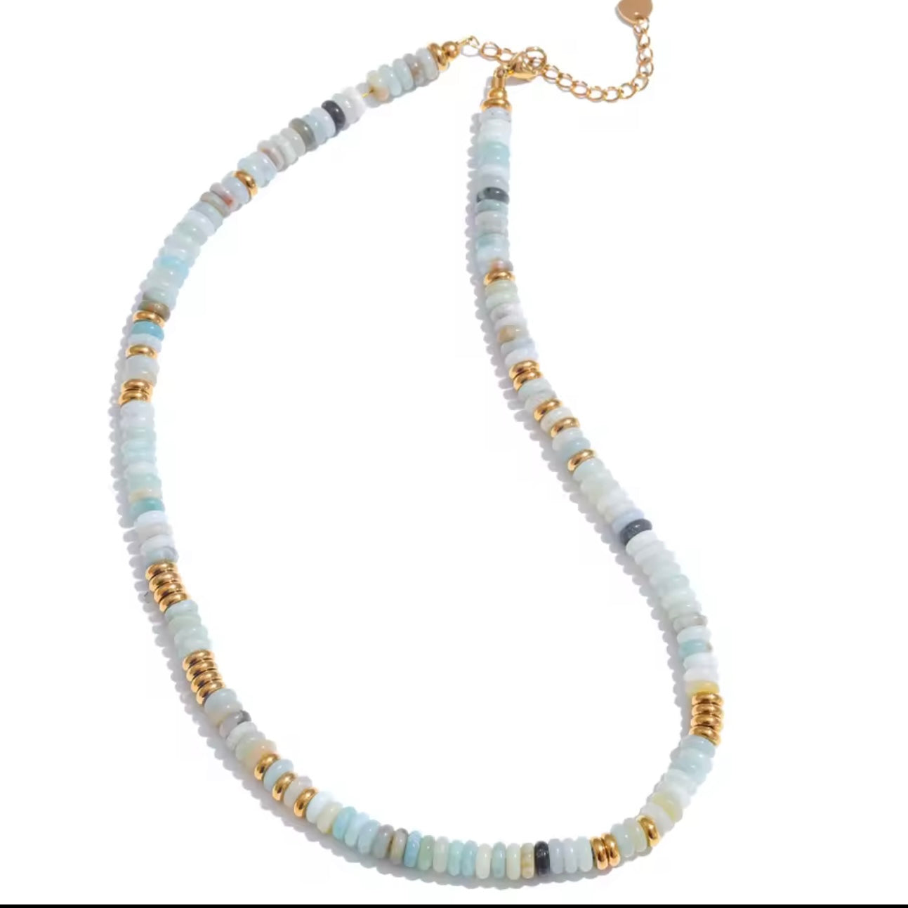 Colorful Natural Handmade Beaded Necklace