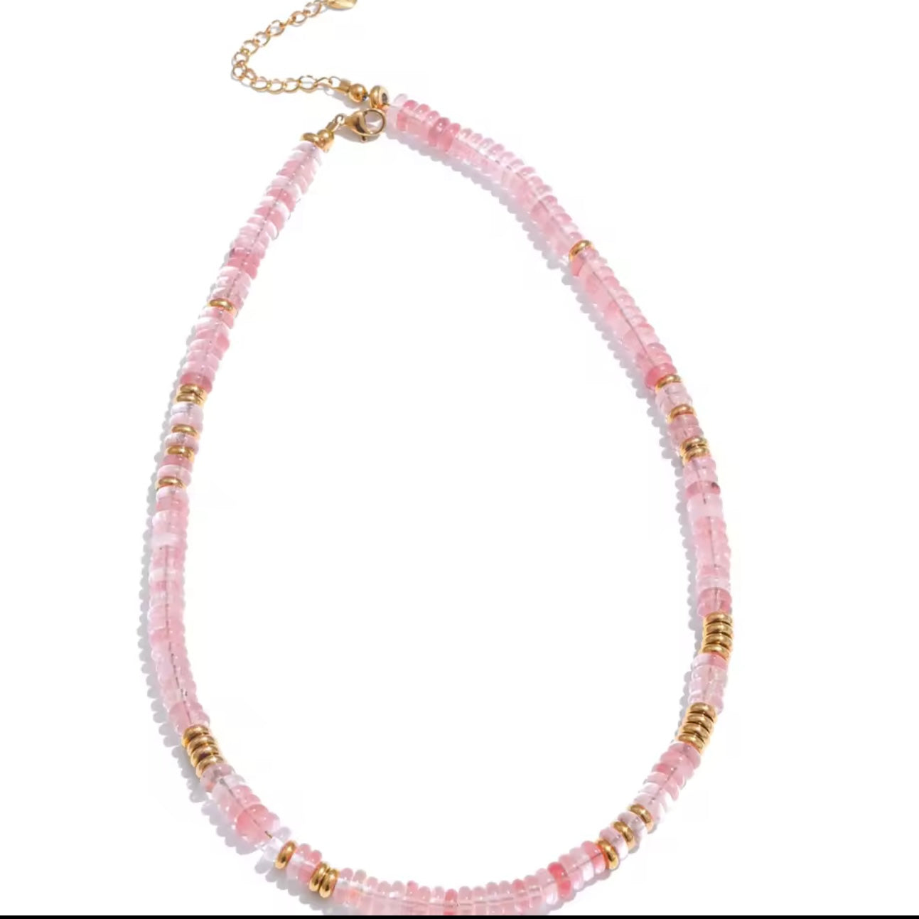 Colorful Natural Handmade Beaded Necklace