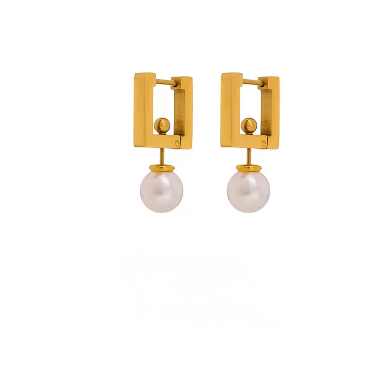 Elegant Square Hoop Earrings