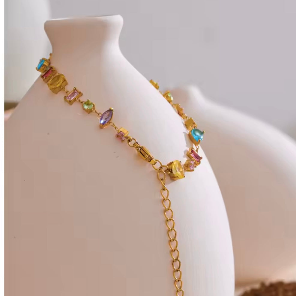 Luxury Colorful CZ Chic Bracelet