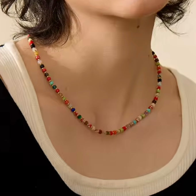 Luxe Gemstone Glow Necklace