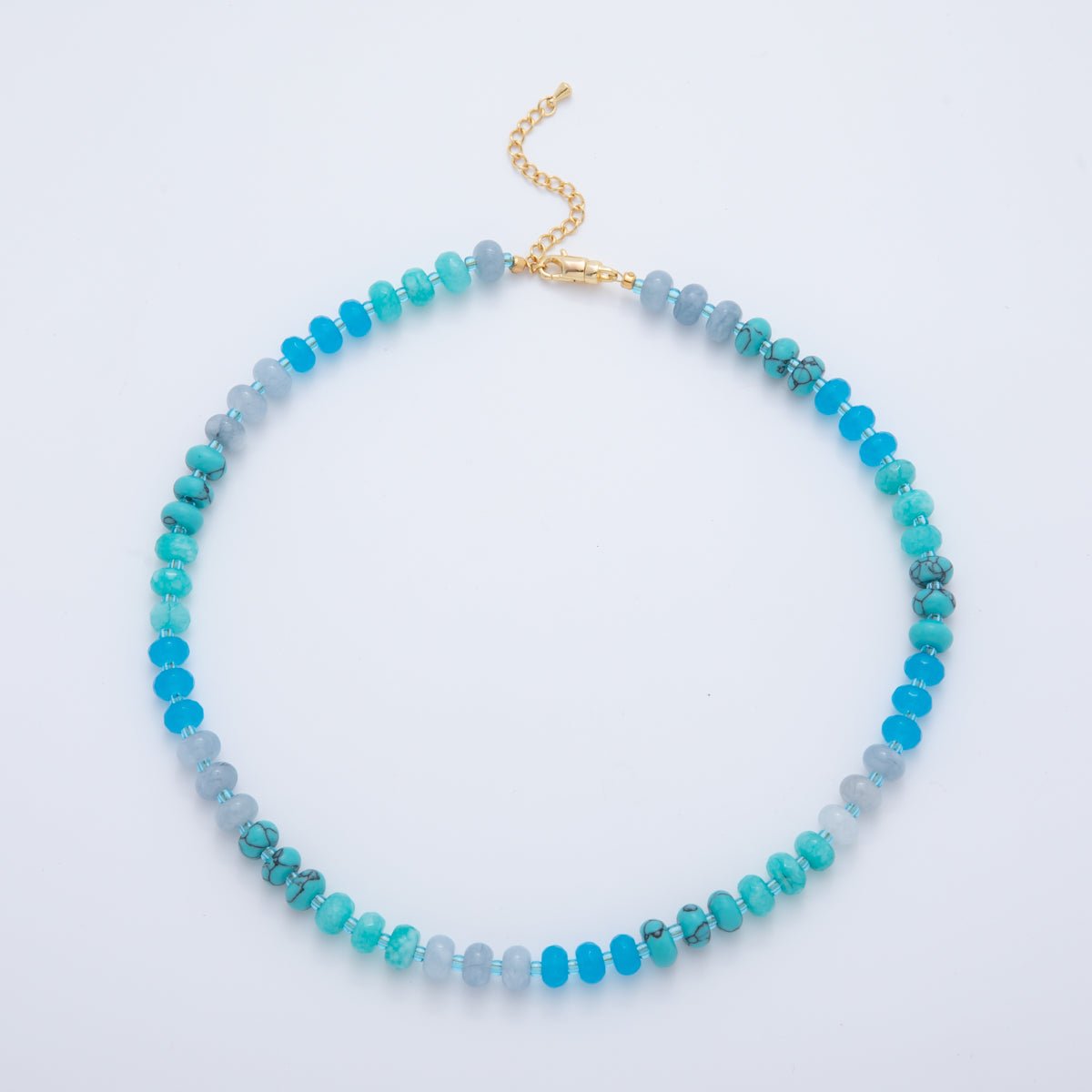 Earth and Sky Gradient Gemstone Beads