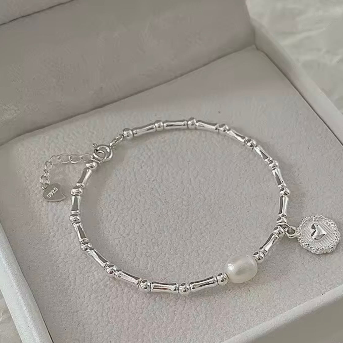 Bamboo Knots Sterling Silver Bracelet