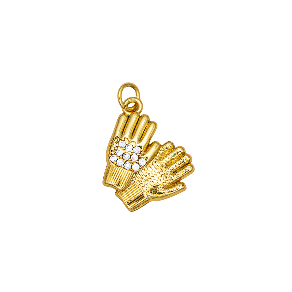 CZ Mitten Charm