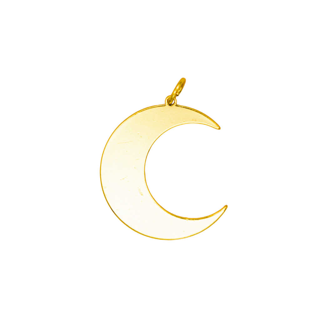 Gold Moon Charm