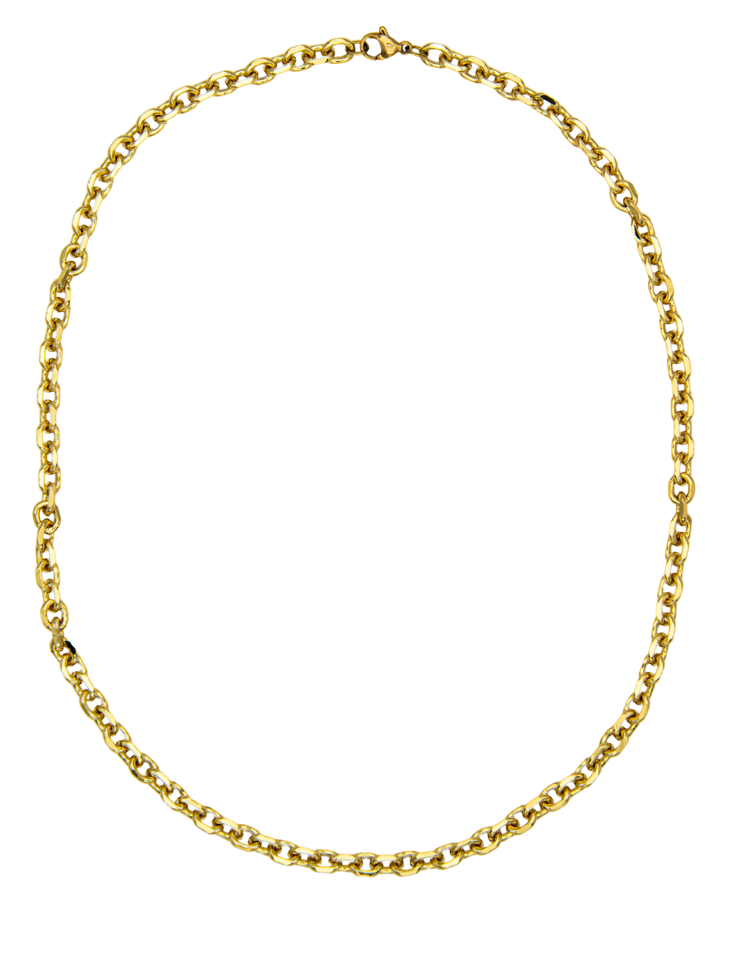 Oval Rolo Cable Chain