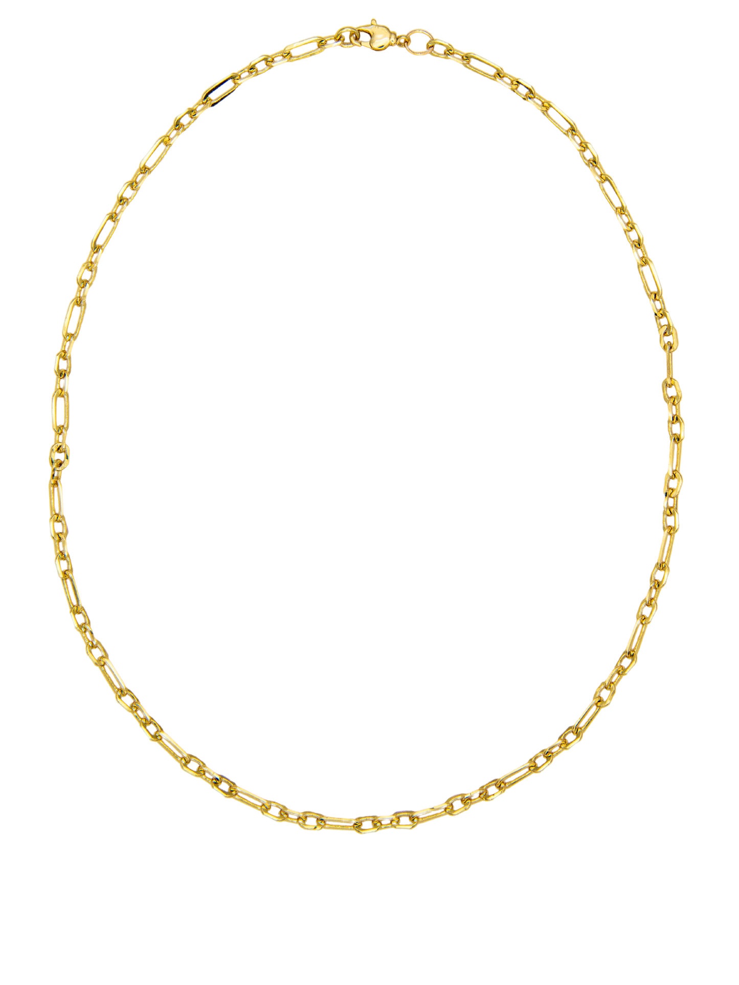Elaborate Paperclip Long and Short Chain