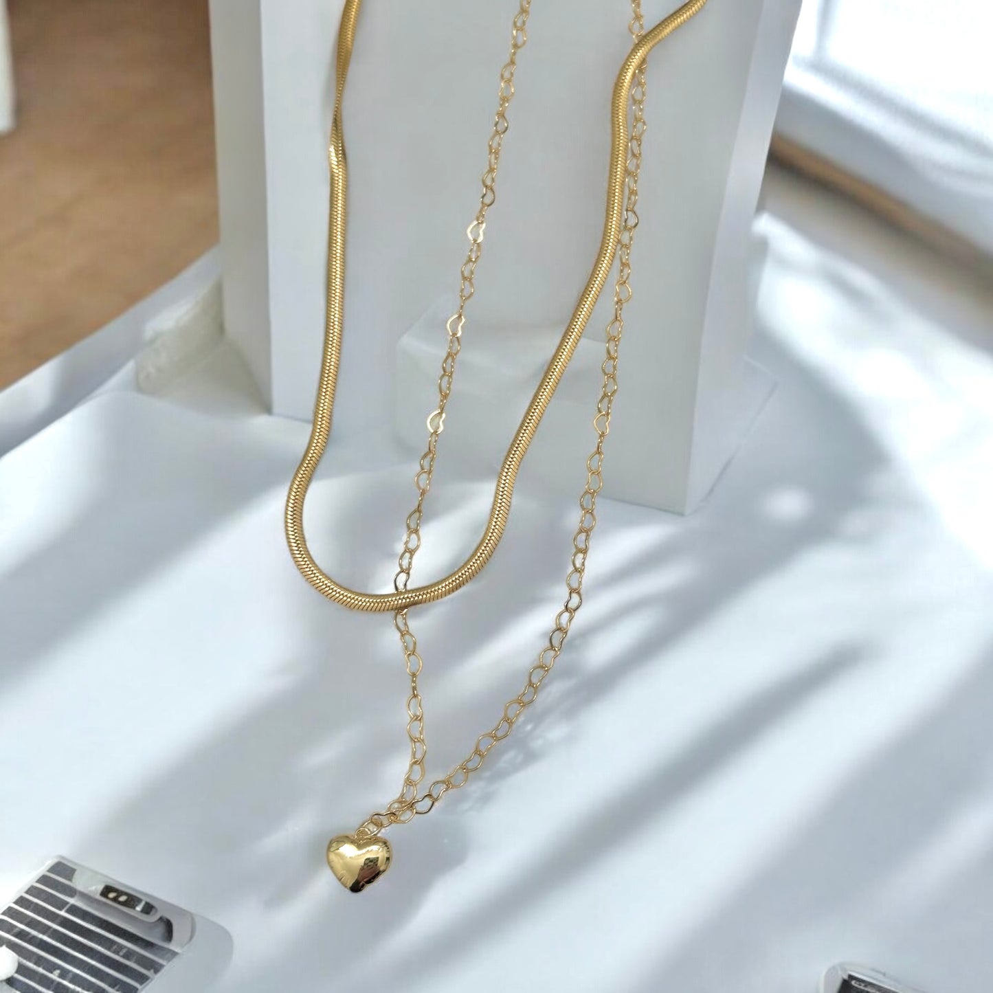 Sweetheart Balloon Heart Necklace