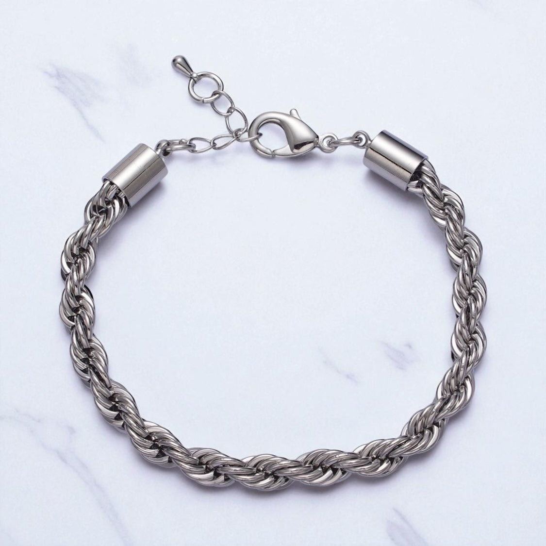 Twisted Rope Chain Bracelet