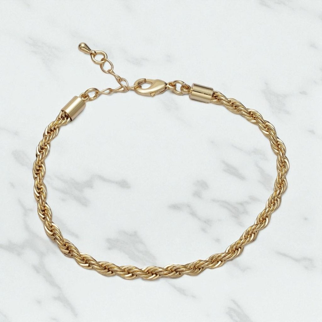 Twisted Rope Chain Bracelet