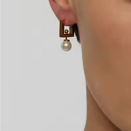 Elegant Square Hoop Earrings