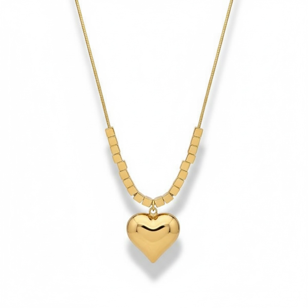 Heart Bead Snake Chain