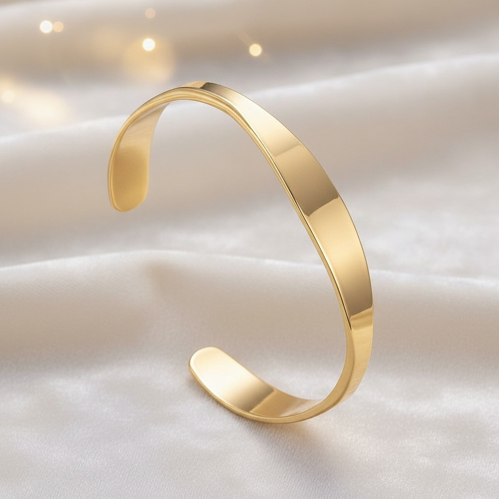 Minimalist Band Cuff Bracelet