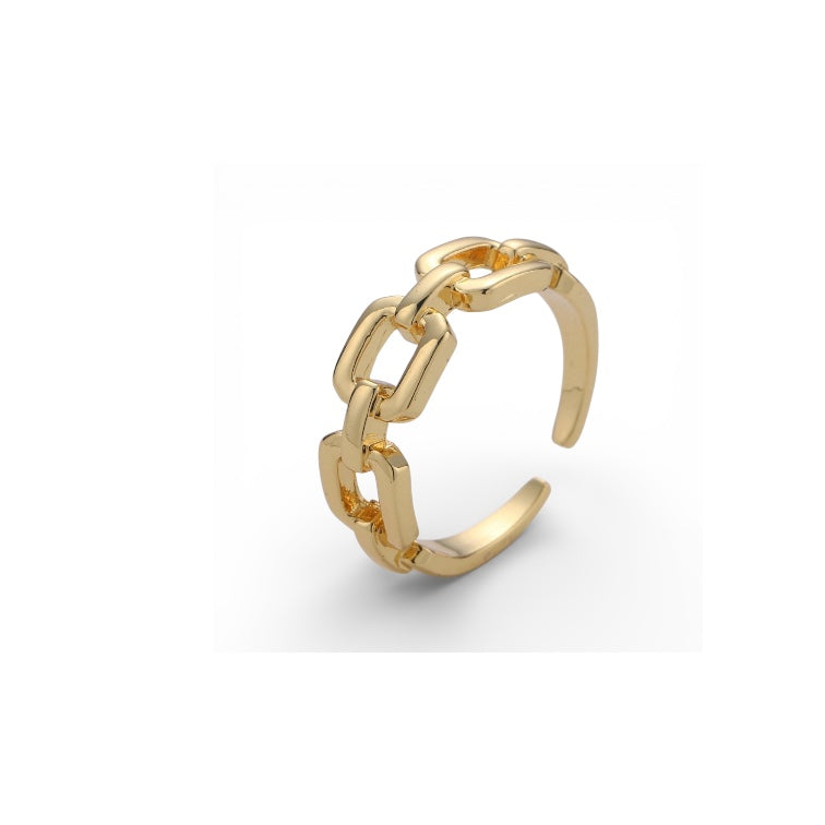 Gold Chain Link Ring