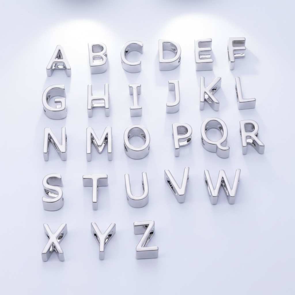 Sterling Silver Charm letters