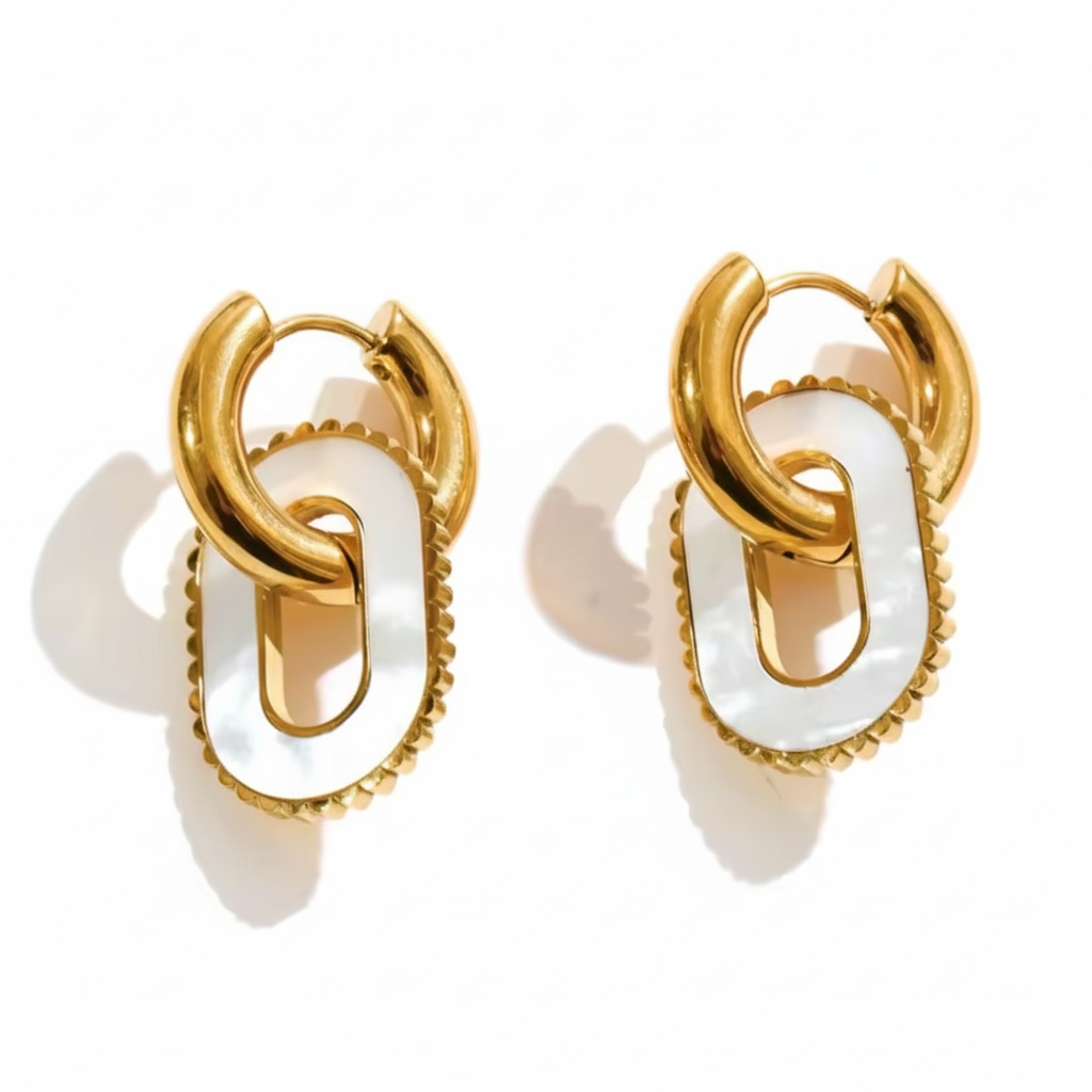 Geometric Hoop Earrings