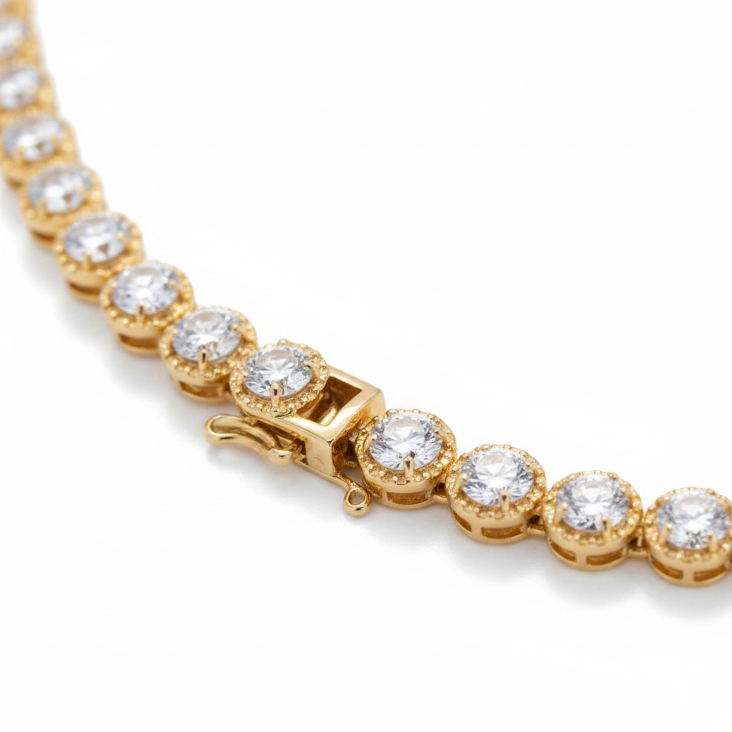 Micro Paved Round Tennis Chain