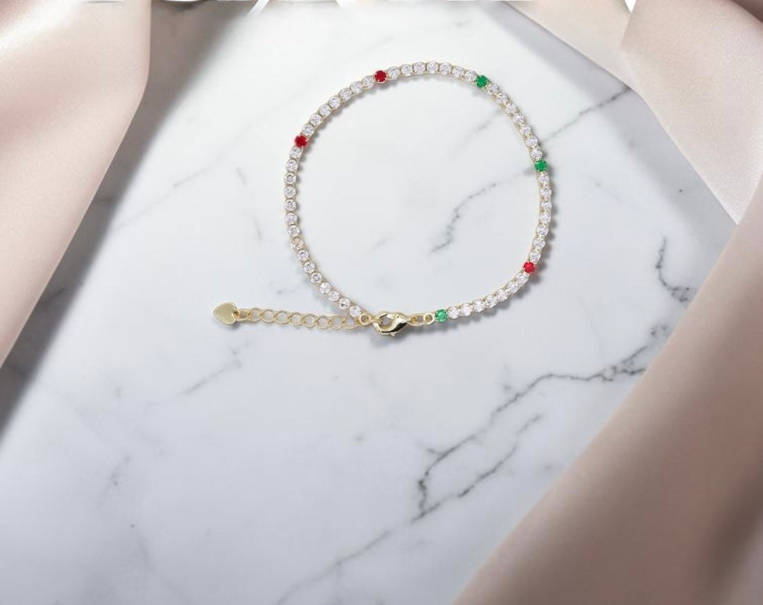 Merry & Bright Tennis Bracelet