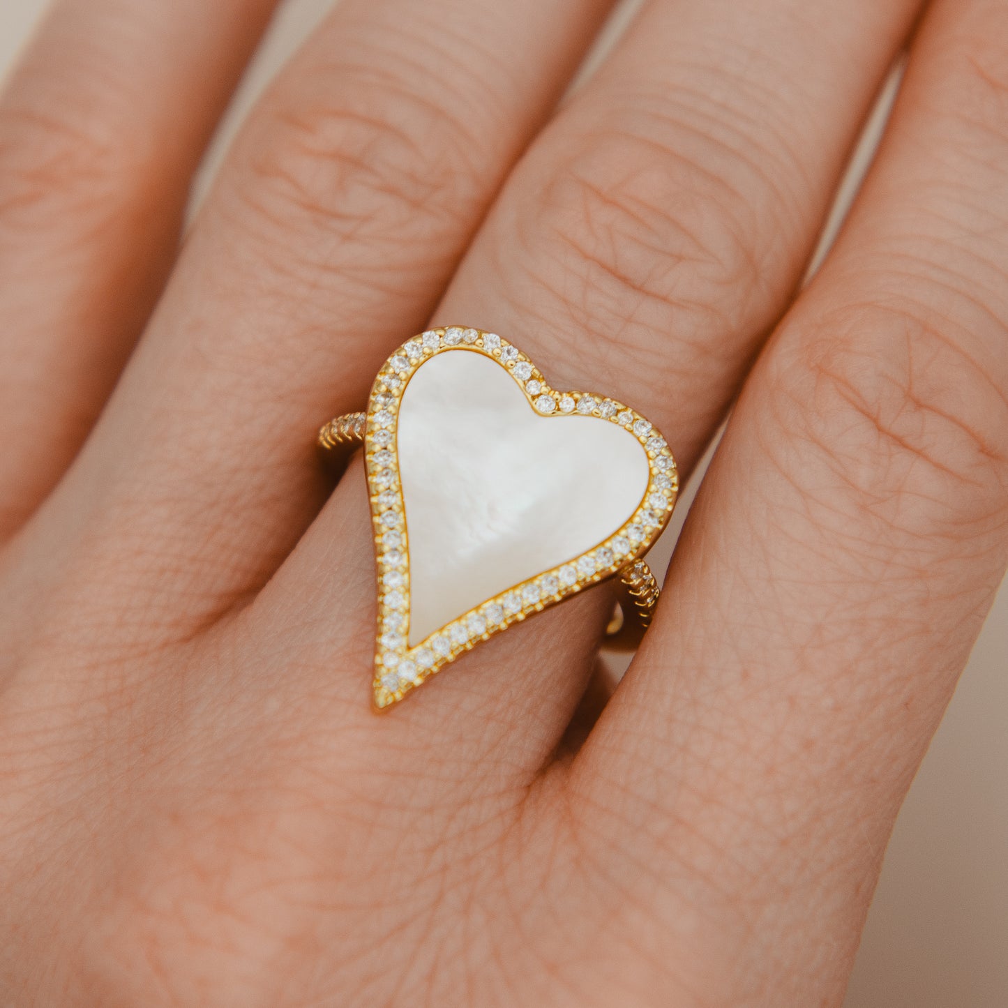 Gold Love Ring