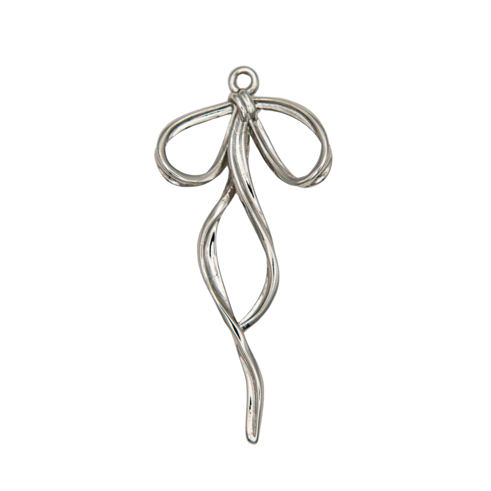 Ribbon Bow Twirl Charm