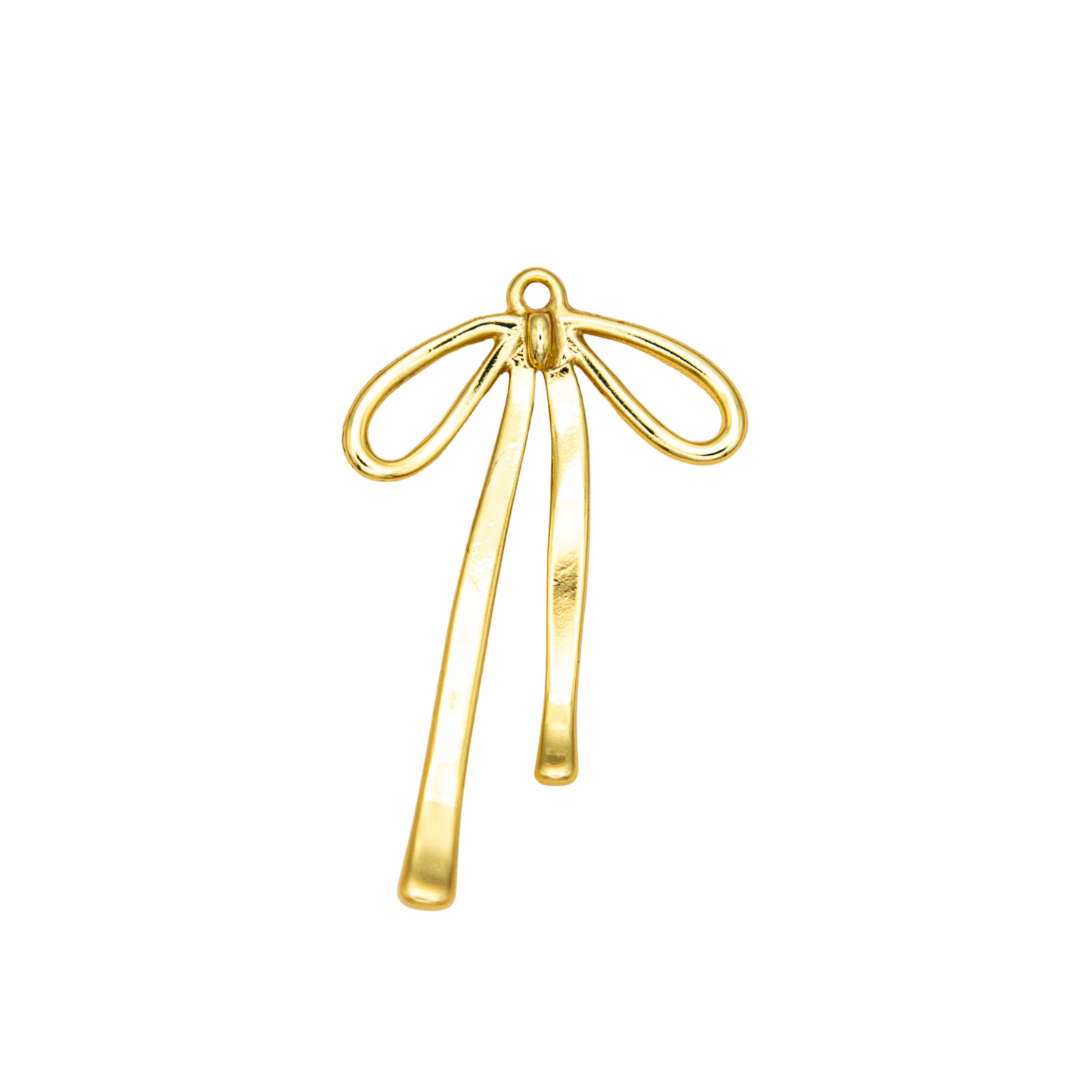 14K Gold- filled Ribbon Bow Charm