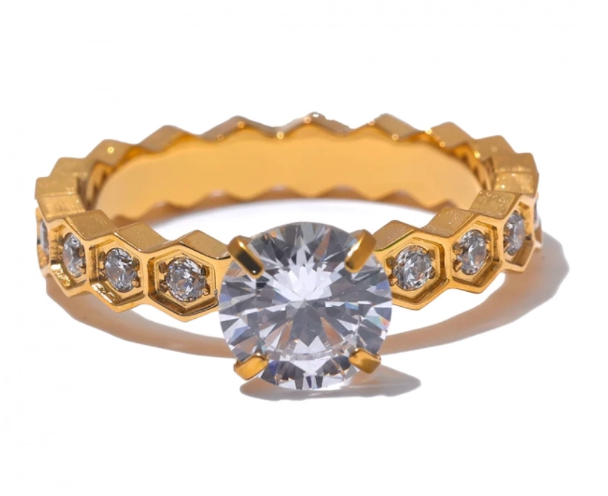 Bling Cubic Zirconia Ring