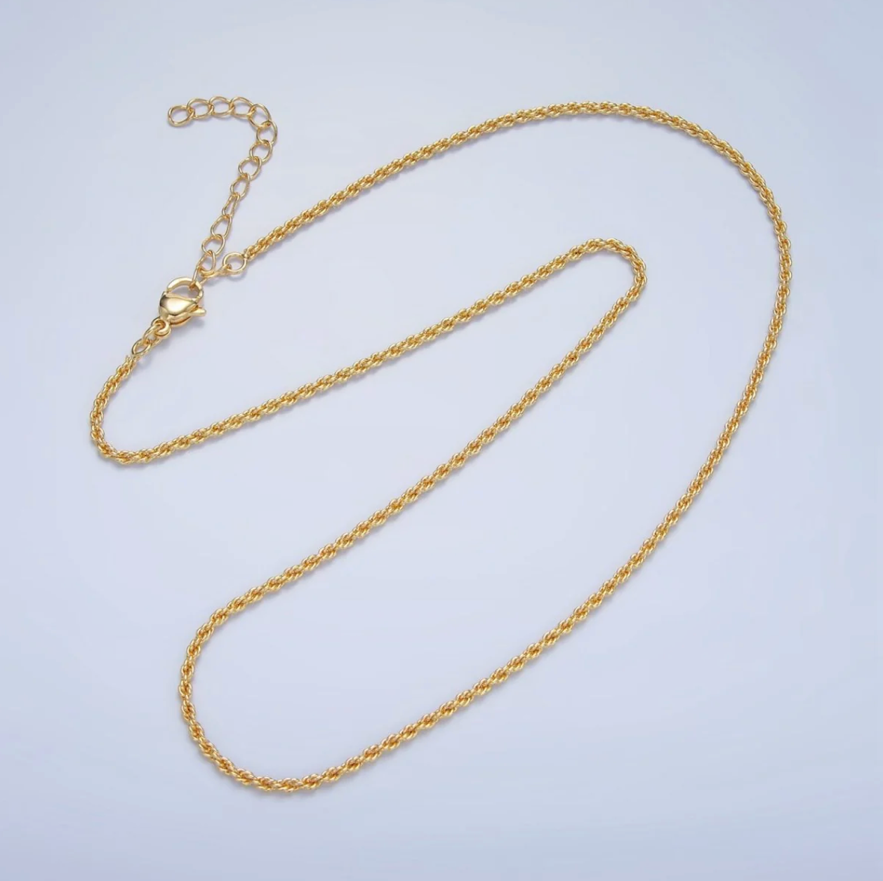 Dainty Twisted Rope Chain Necklace
