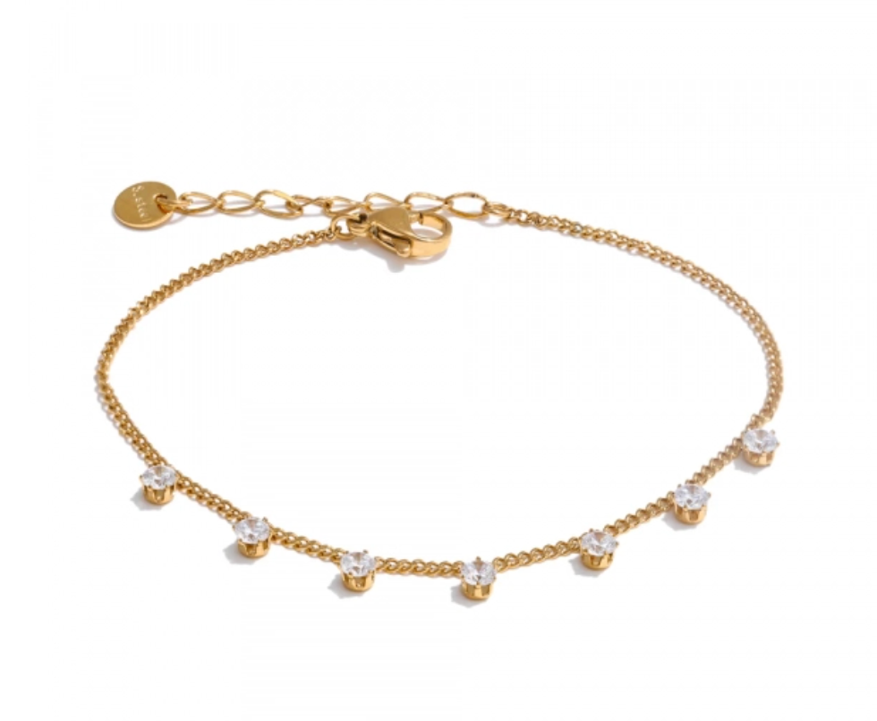 Popular CZ Chain Bracelet